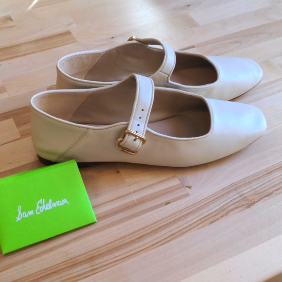 Sam Edelman women's Michaela Mary Jane flat, Modern Ivory, size 9 - Picture 4 of 4
